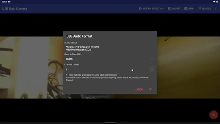 USB Dual Camera android App screenshot 0