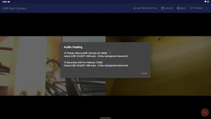 USB Dual Camera android App screenshot 1